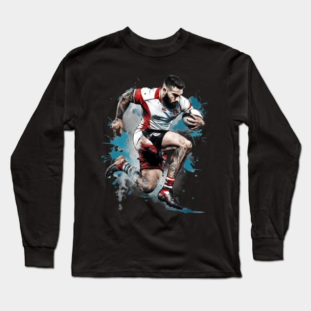 Rugby Rugger Bugger Long Sleeve T-Shirt by animegirlnft